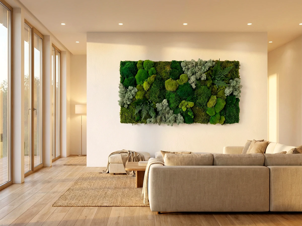 Quadro verde stabilizzato su misura